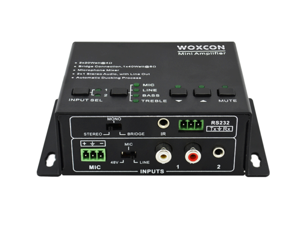 Mini Digital Audio Amplifier 2x20Watt@4Ohm or 1x40Watt@8Ohm