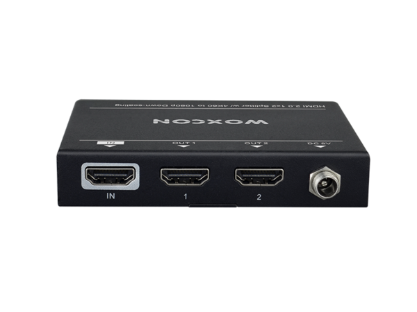 HDMI 2.0 1x2 Splitter with 4K to 1080p Down-scaling