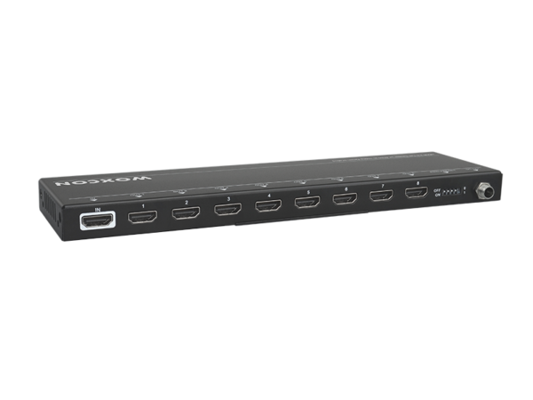 HDMI 2.0 1x8 Splitter with 4K to 1080p Down-scaling