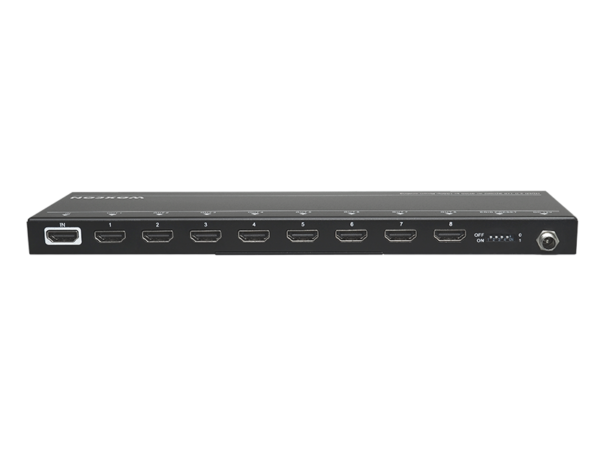 HDMI 2.0 1x8 Splitter with 4K to 1080p Down-scaling