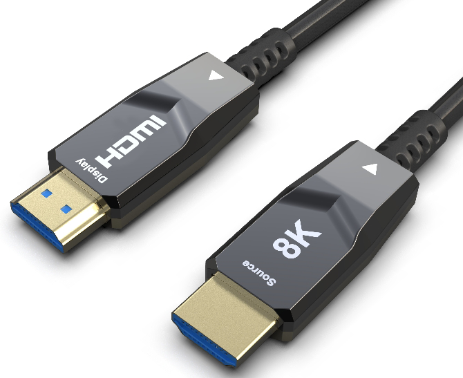 HDMI 2.1 Hybrid Active Optic Cable 8K supported 15 mt