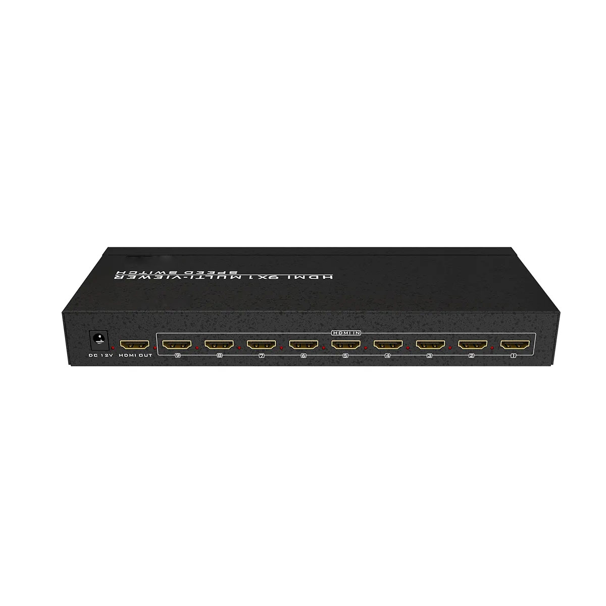 9x1 HDMI Multiviewer Switcher with 10 Layout Mode