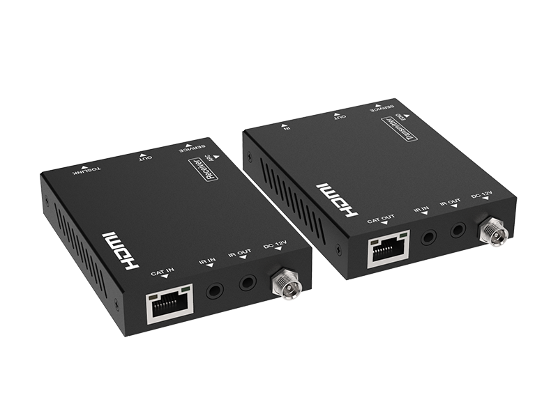 4K HDMI Extender up to 70 Meter, 4K 60 Hz HDMI 2.0 18G PoC and Optical Audio Out supports