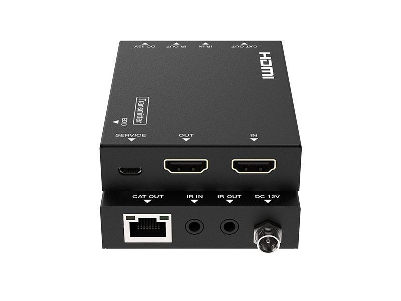 4K HDMI Extender up to 70 Meter, 4K 60 Hz HDMI 2.0 18G PoC and Optical Audio Out supports