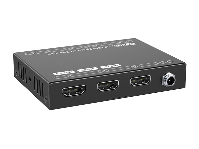 HDMI 2.1 8K 60 Hz 1x2 Splitter with Down-scaling