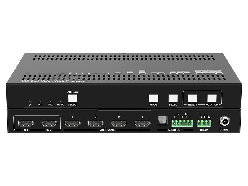 2x4 18G HDMI Video Wall Processor
