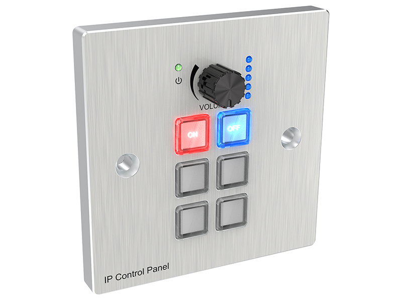 Programmable Wall Plate Control Panel 6 Buttons IP Control Panel