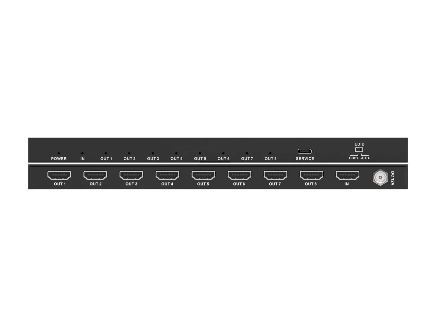 HDMI 2.0 4K 60 Hz 1x8 Splitter